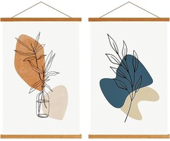 Magnetische Posterleiste Teakholz 21 cm - 47% Rabatt
