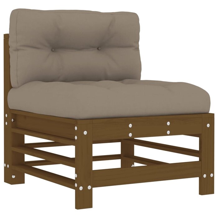 Vidaxl Mittelsofa Gartenbank Kiefer massiv honigbraun - 34% Rabatt