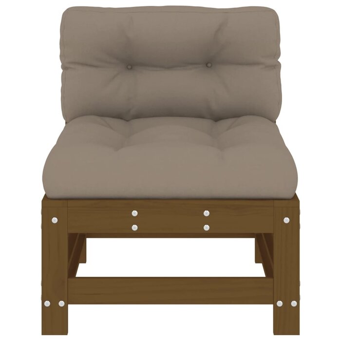 Vidaxl Mittelsofa Gartenbank Kiefer massiv honigbraun - 34% Rabatt