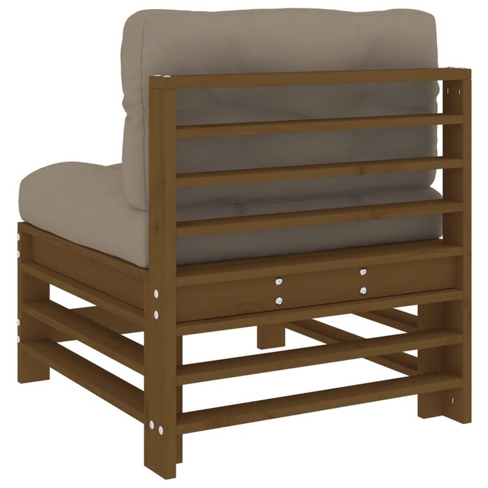 Vidaxl Mittelsofa Gartenbank Kiefer massiv honigbraun - 34% Rabatt