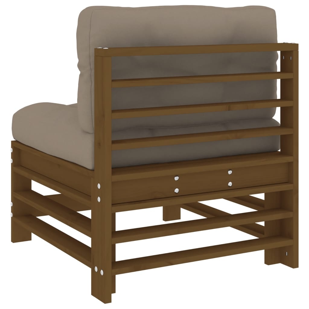 Vidaxl Mittelsofa Gartenbank Kiefer massiv honigbraun - 34% Rabatt
