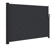 Vidaxl Ausziehbare Seitenmarkise 140x300 cm Schwarz - 51% Rabatt