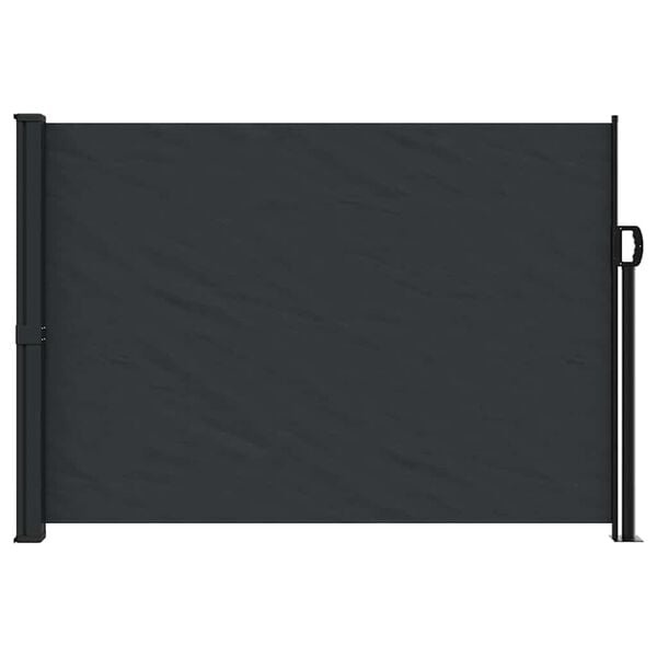 Vidaxl Ausziehbare Seitenmarkise 140x300 cm Schwarz - 34% Rabatt