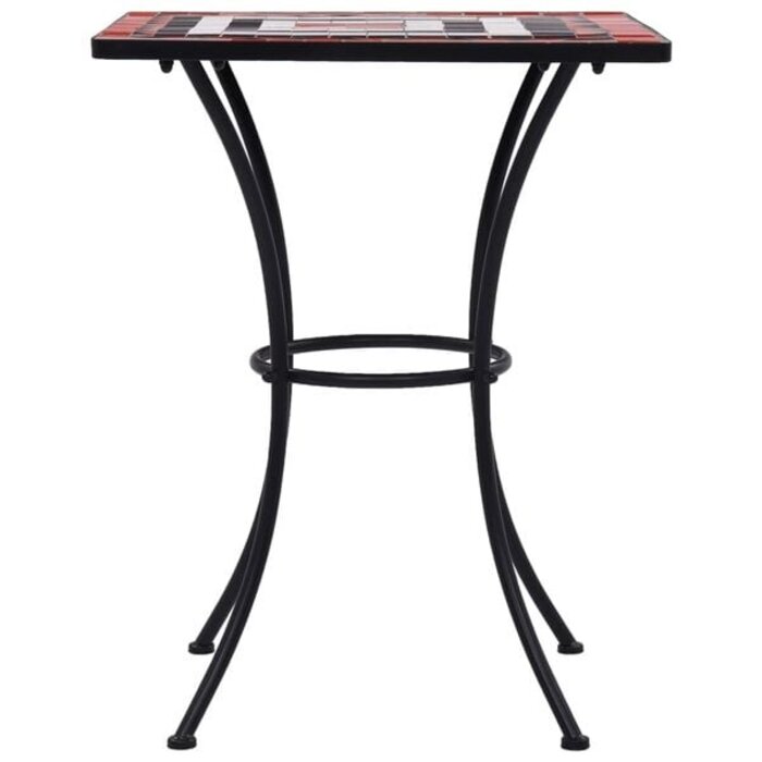 Vidaxl Mosaik Bistrotisch 60 cm Terrakotta/Weiß - 34% Rabatt