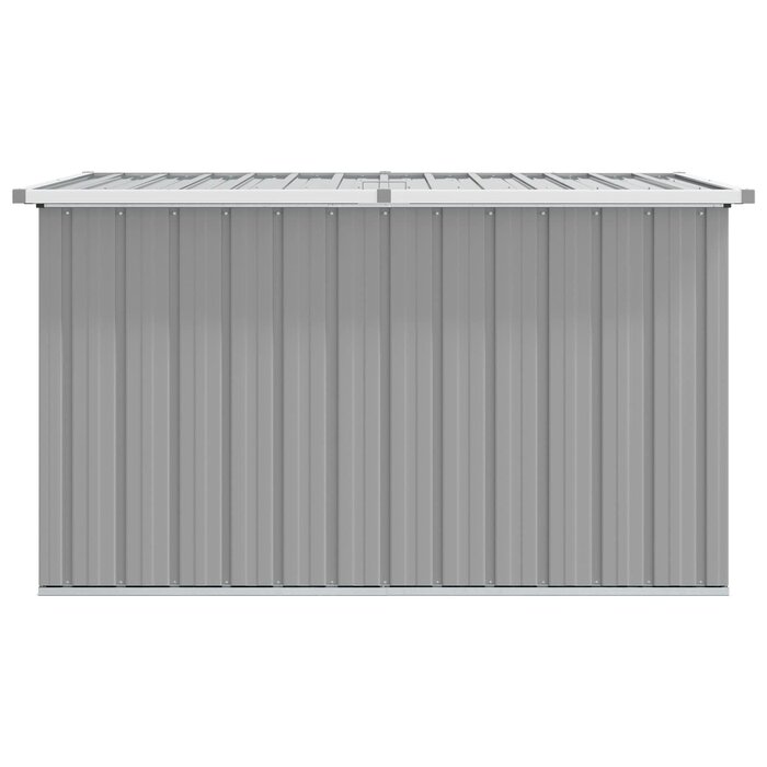 Gartenbox 149x99x93cm aus verzinktem Stahl Grau - 35% Rabatt