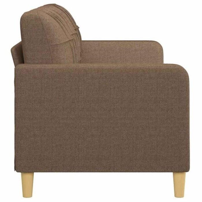 Vidaxl 3-Sitzer Sofa 180 cm Stoff Braun - 35% Rabatt