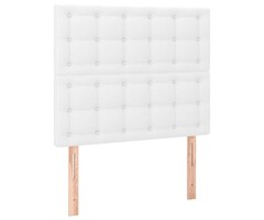 Vidaxl 2er-Set Bettkopfteil Kunstleder Weiß 90x78/88 cm - 55% Rabatt