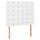 2er-Set Bettkopfteil 90x88 cm Kunstleder Weiß - 33% Rabatt