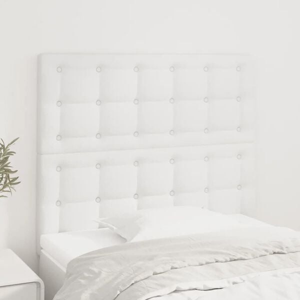 Vidaxl 2er-Set Bettkopfteil 90x88 cm Kunstleder Weiß - 33% Rabatt
