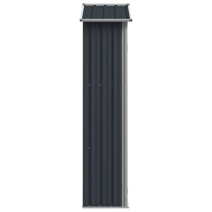 Vidaxl Gartenschrank aus verzinktem Stahl 116x175cm Anthrazit - 35% Rabatt