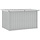 Gartenbox 149x99x93 cm aus verzinktem Stahl Grau - 35% Rabatt