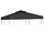 Ersatz-Pavillondach 3x3 m PVC-beschichtet Dunkelgrau - 34% Rabatt