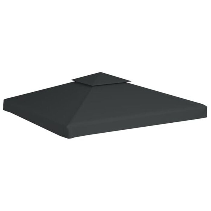 Vidaxl Ersatz-Pavillondach 3x3 m PVC-beschichtet Dunkelgrau - 34% Rabatt