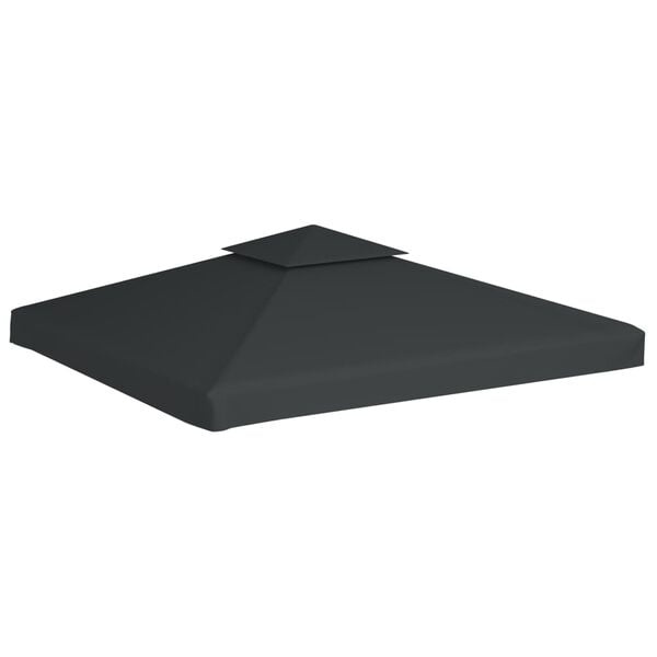 Vidaxl Ersatz-Pavillondach 3x3 m PVC-beschichtet Dunkelgrau - 34% Rabatt
