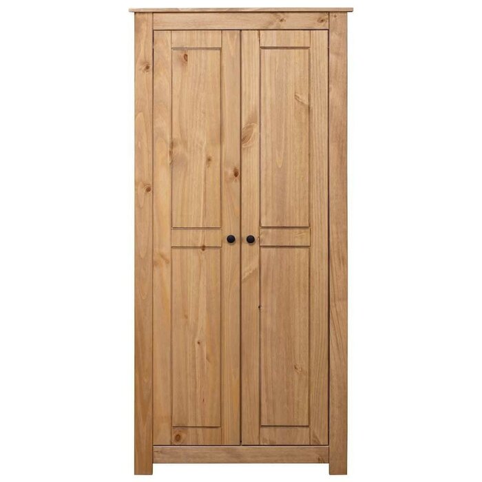 Vidaxl Kleiderschrank Panama Massivholz 80x50cm - 35% Rabatt
