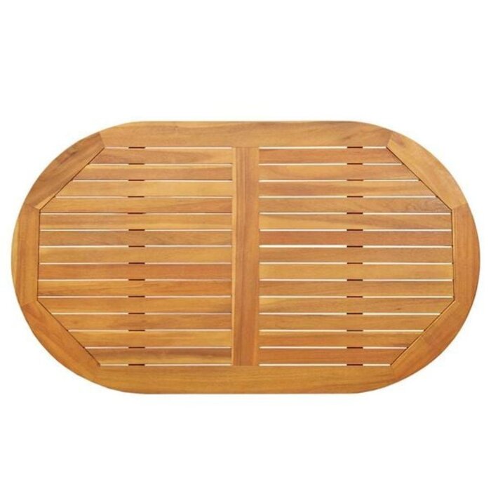 Vidaxl Tischplatte Massivholz Akazie 120 x 70 x 2 cm - 34% Rabatt