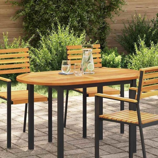 Vidaxl Tischplatte Massivholz Akazie 120 x 70 x 2 cm - 34% Rabatt
