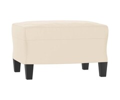 Vidaxl Eleganter Fußhocker in Beige 60x50x41 cm - Jetzt 57% Rabatt sichern
