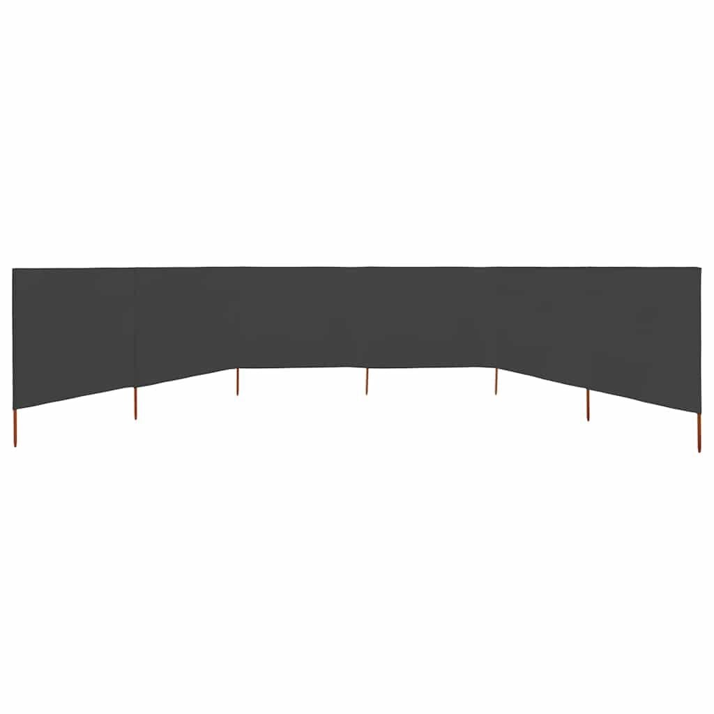 Vidaxl 6-tlg. Windschutz 800x160 cm Anthrazit - 34% Rabatt