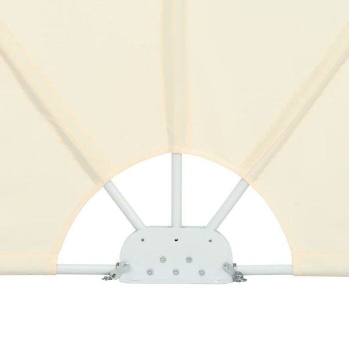 Vidaxl Klappbare Terrassenmarkise 240x160 cm Creme - 34% Rabatt