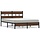 Bettgestell 160x200 cm Eichenoptik | 35% Rabatt