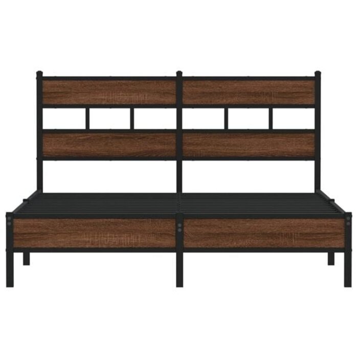 Vidaxl Bettgestell 160x200 cm Eichenoptik | 35% Rabatt
