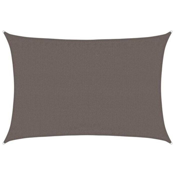 Vidaxl Sonnensegel 3,5x4,5 m HDPE Anthrazit - 33% Rabatt