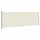 Ausziehbare Seitenmarkise 160 x 514 cm Creme - 34% Rabatt