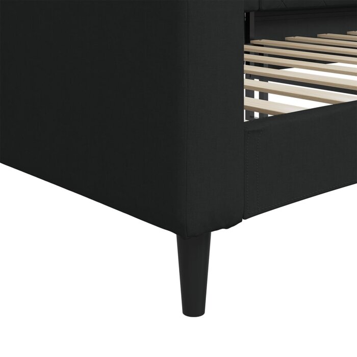 Vidaxl Schlafsofa 90x200 cm Schwarz - Ausgepackt - 35% Rabatt