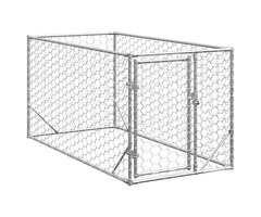 Vidaxl Hundezwinger Außenbereich 2x1x1m verzinkter Stahl - 48% Rabatt