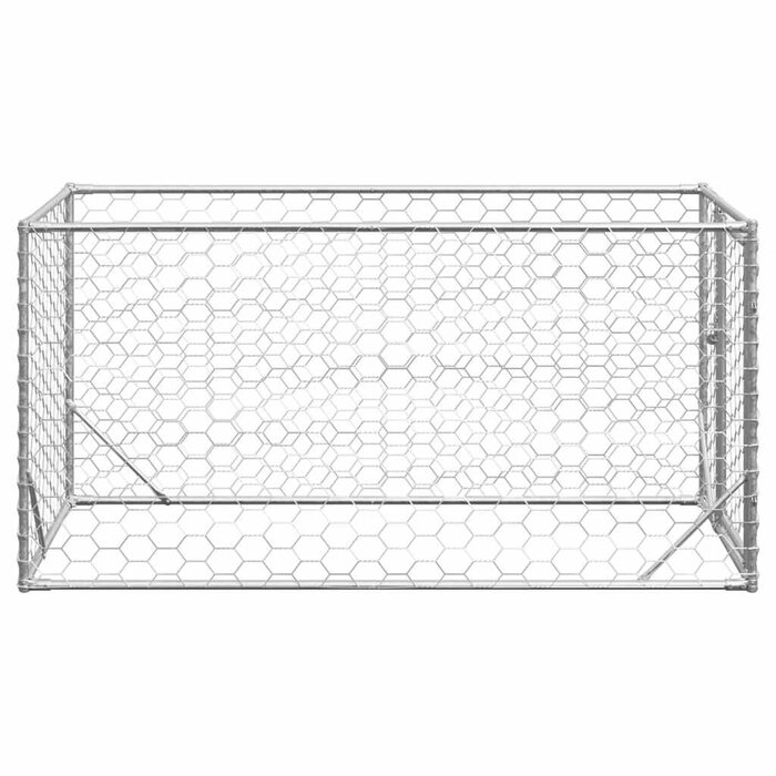 Vidaxl Hundezwinger 2x1x1m verzinkter Stahl - 34% Rabatt auf Retourenware
