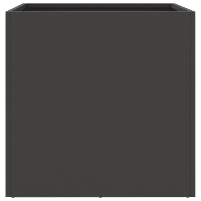 Vidaxl Pflanzkübel 2er Set 49x47x46 cm Schwarz Stahl - 34% Rabatt