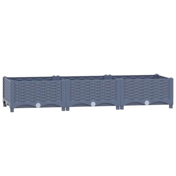 Vidaxl Hochbeet 120x40x23 cm, Blaugrau - 33% Rabatt auf Retoure