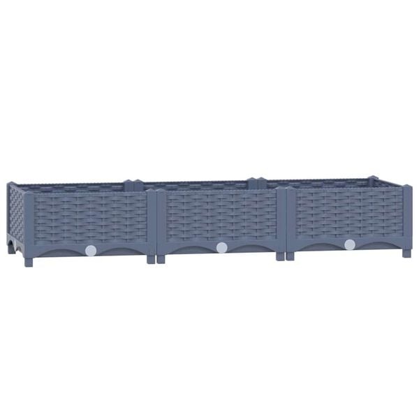 Vidaxl Hochbeet 120x40x23 cm, Blaugrau - 33% Rabatt auf Retoure