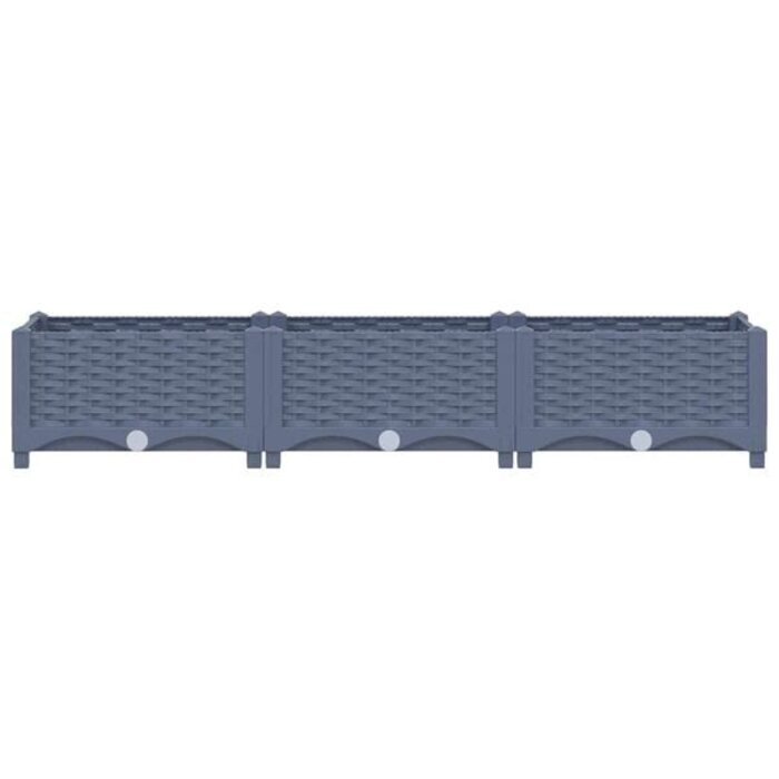 Vidaxl Hochbeet 120x40x23 cm, Blaugrau - 33% Rabatt auf Retoure