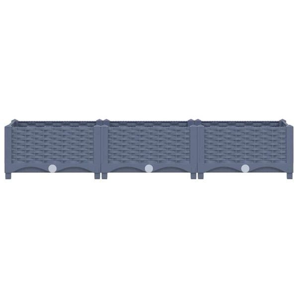 Vidaxl Hochbeet 120x40x23 cm, Blaugrau - 33% Rabatt auf Retoure