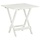 Klappbarer Akazien-Bistrotisch, 46x46x47 cm, Weiß - 33% Rabatt