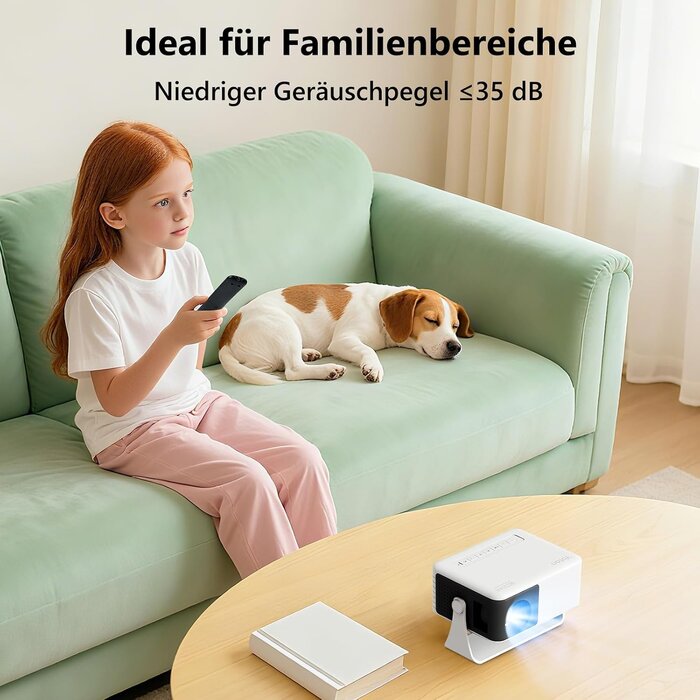 Yoton Mini LED-Projektor 720P, 6500 Lumen, 120 Zoll, tragbar - 33% Rabatt