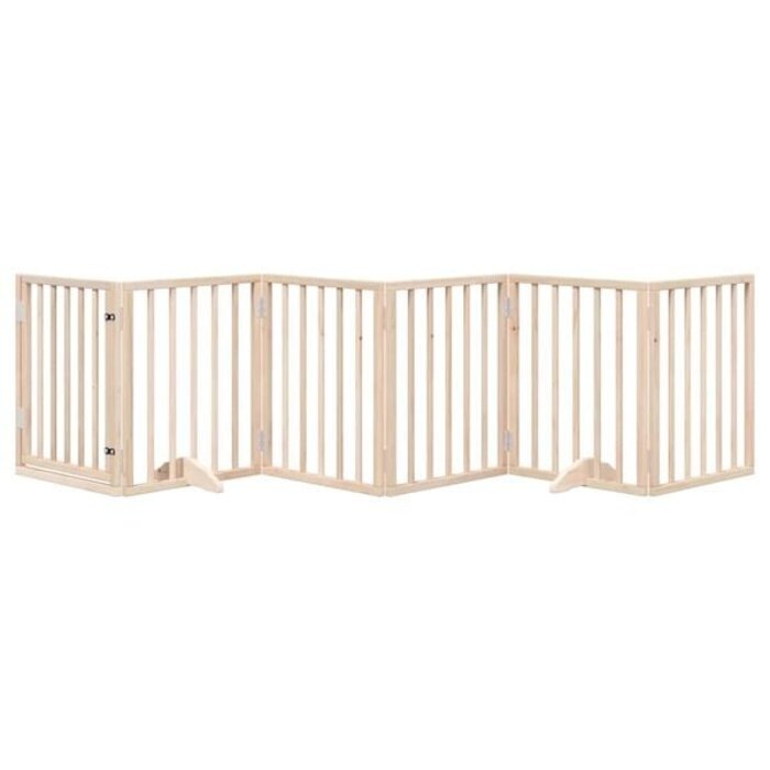 Vidaxl Klappbares Hundegitter 300 cm Pappelholz - 34% Rabatt