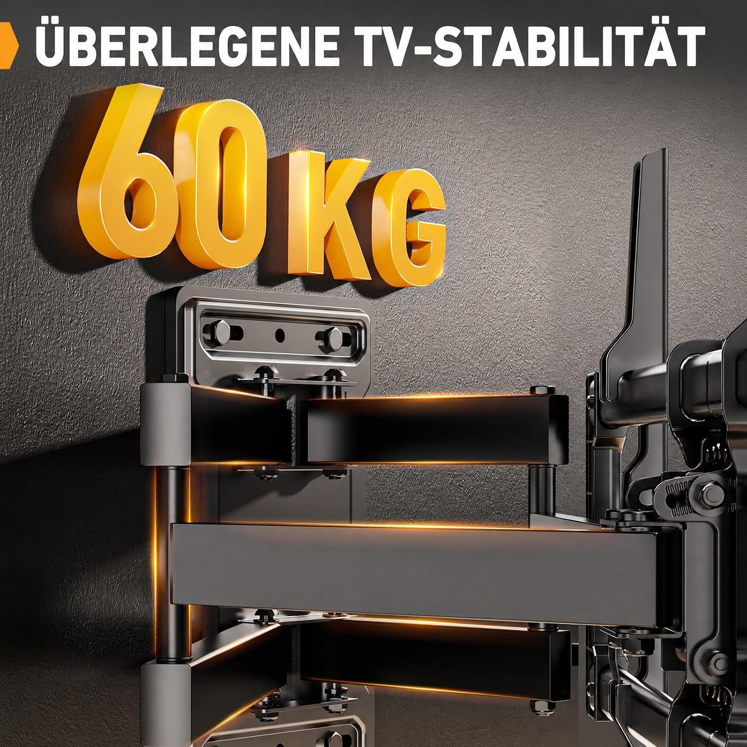 TV-Wandhalterung 42-86 Zoll schwenkbar - 33% Rabatt