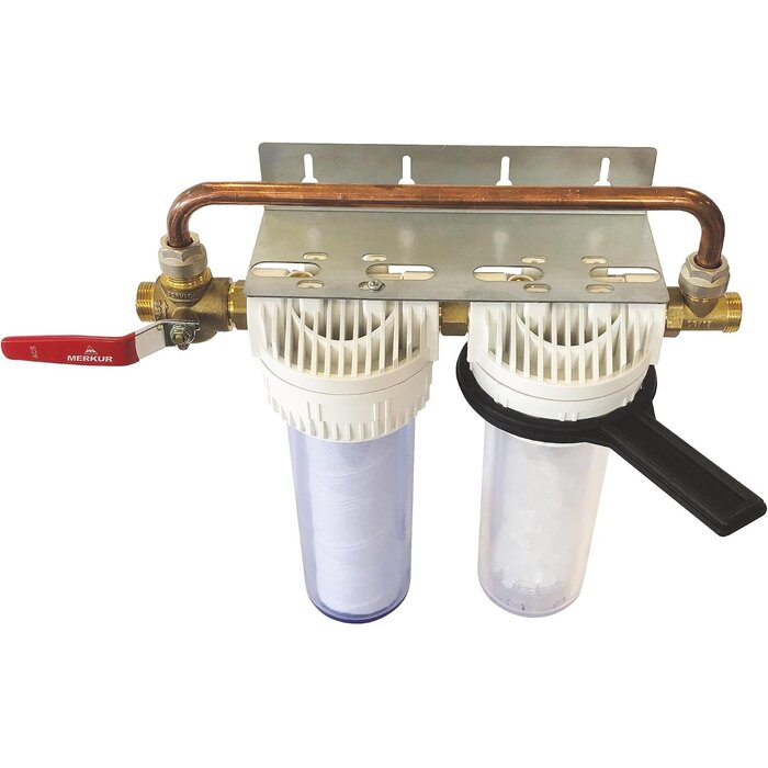 Doppelfilterstation Wasseraufbereitung - 20 Mikron - 34% Rabatt