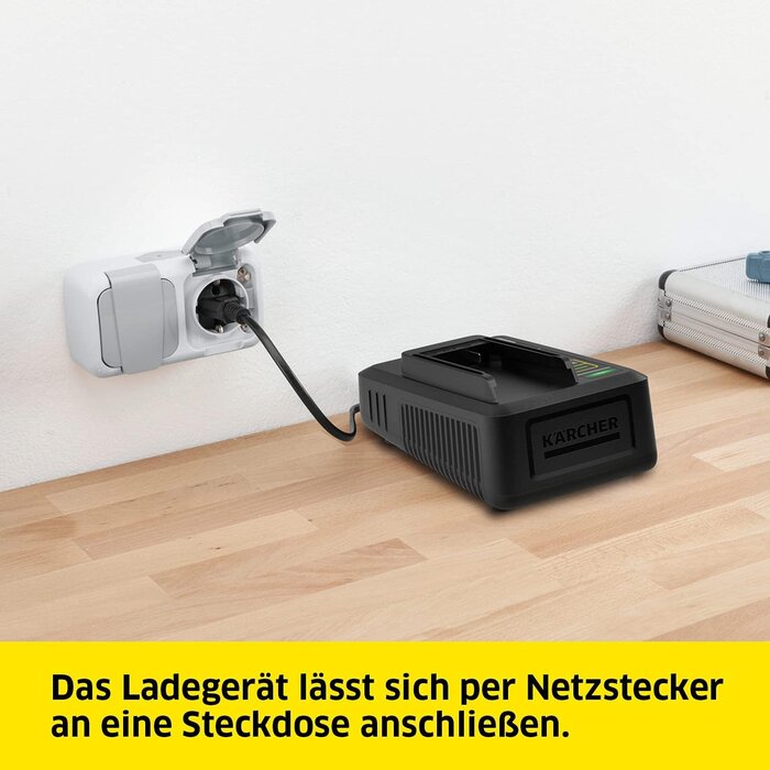 18V Akku-Starter-Set mit Schnellladegerät - 34% Rabatt - Top Zustand