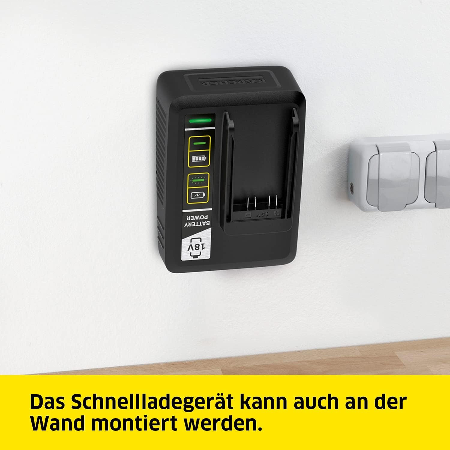 18V Akku-Starter-Set mit Schnellladegerät - 34% Rabatt - Top Zustand