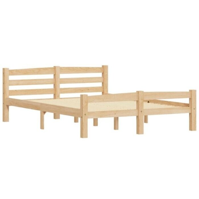 Vidaxl Bettgestell aus massivem Kiefernholz 140x200 cm - 34% Rabatt