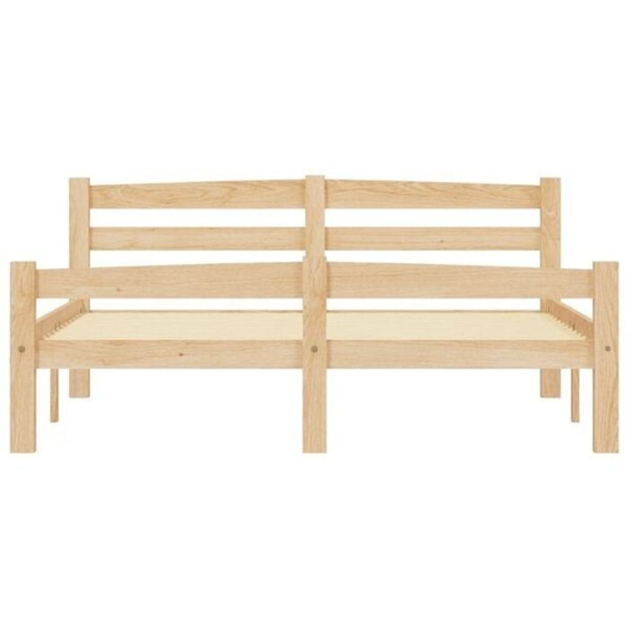 Vidaxl Bettgestell aus massivem Kiefernholz 140x200 cm - 34% Rabatt