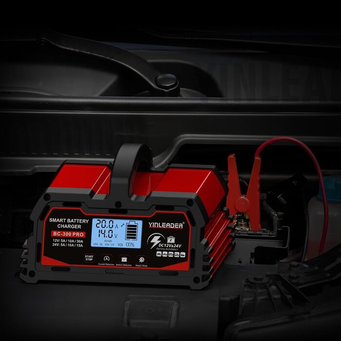Intelligentes 30A Batterieladegerät 12V/24V - 34% Rabatt auf Retourenware