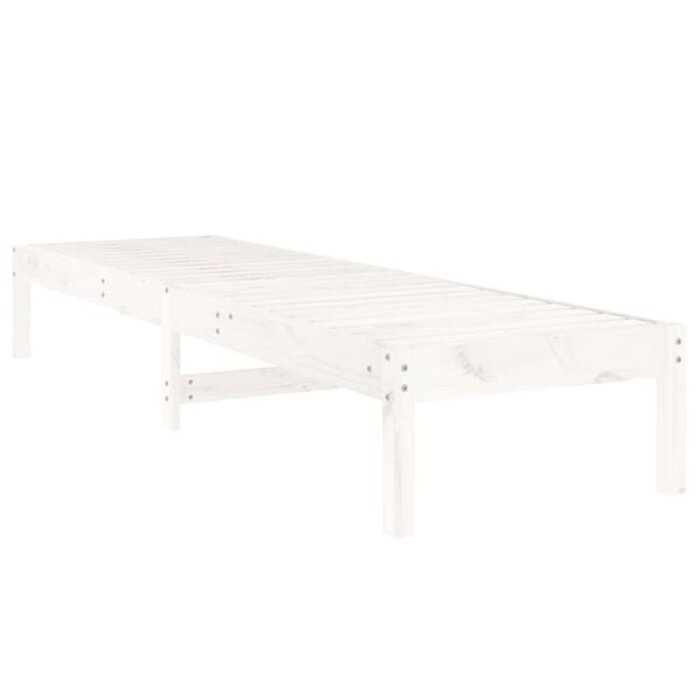 Vidaxl Gartenliege aus Kiefernholz, weiß, 199,5x60x74 cm - 34% Rabatt