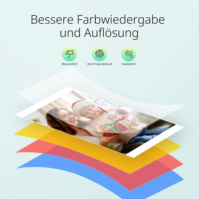 Yoton WLAN-Fotodrucker 4x6 Zoll, lichtgrün - 35% Rabatt