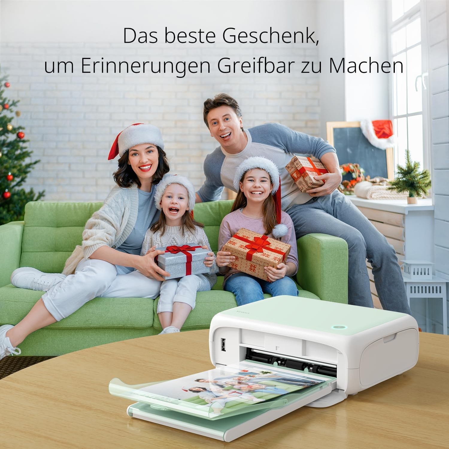 Yoton WLAN-Fotodrucker 4x6 Zoll, lichtgrün - 35% Rabatt