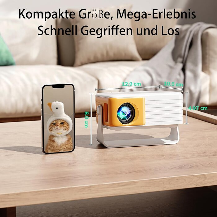 Yoton Tragbarer Mini-Beamer Full HD Projektor - 33% Rabatt
